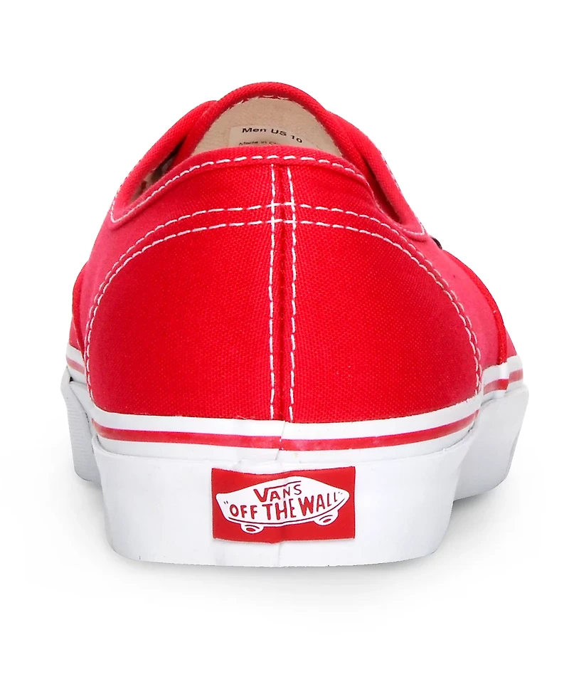 Vans Authentic Red Skate Shoes