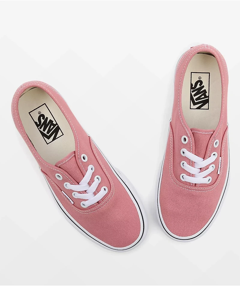 Vans Authentic Rosette & White Skate Shoes