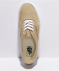 Vans Authentic Taos Taupe Brown & White Skate Shoes