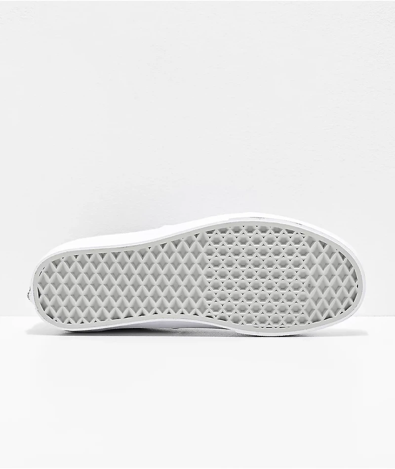 Vans Authentic White Canvas Skate Shoes