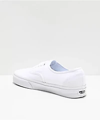 Vans Authentic White Canvas Skate Shoes