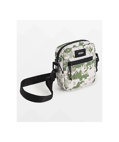 Vans Bail Digi Camo Green & Natural Crossbody Bag