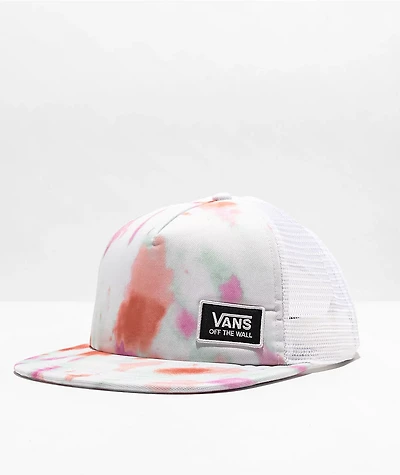 Vans Beach Bound II White Tie Dye Trucker Hat