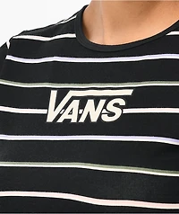 Vans Beasley Lettuce Edge Black & White Stripe T-Shirt