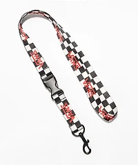 Vans Black & White Checkerboard Lanyard