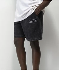 Vans Black Mineral Wash Sweat Shorts