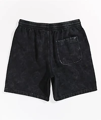 Vans Black Mineral Wash Sweat Shorts