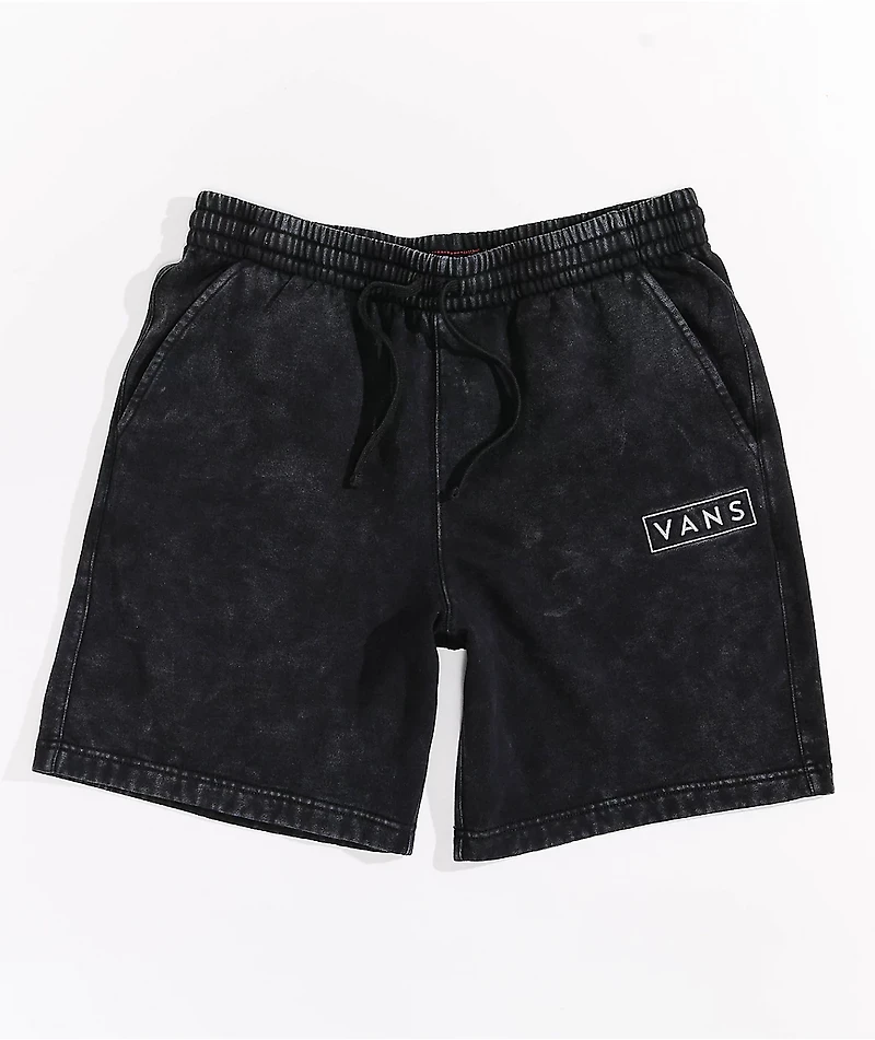 Vans Black Mineral Wash Sweat Shorts