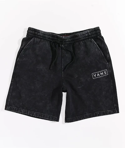 Vans Black Mineral Wash Sweat Shorts
