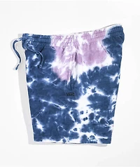 Vans Blue & Purple Tie Dye Fleece Sweat Shorts