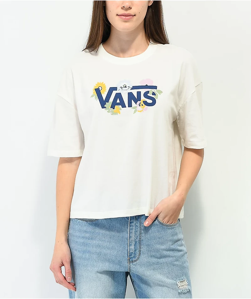 Vans Boo Kay Marshmallow Boxy T-Shirt