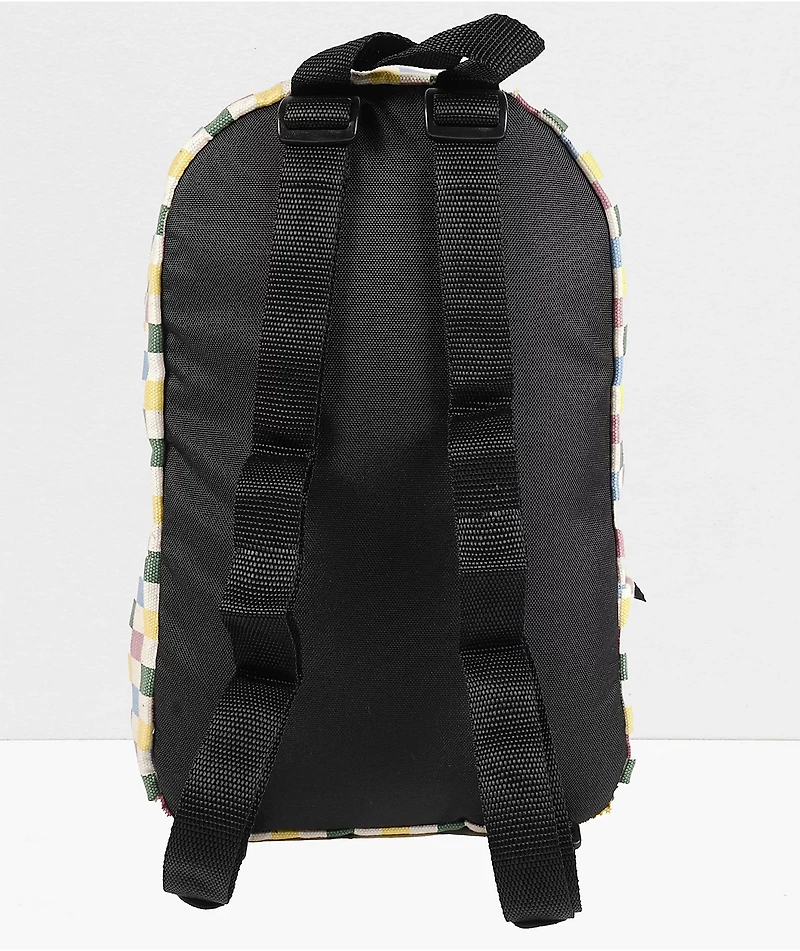 Vans Bounds Novelty Marshmallow & Ash Black Mini Checkerboard Backpack