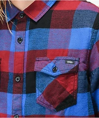 Vans Box Pomegranate & Blue Flannel Shirt