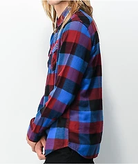 Vans Box Pomegranate & Blue Flannel Shirt