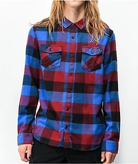 Vans Box Pomegranate & Blue Flannel Shirt