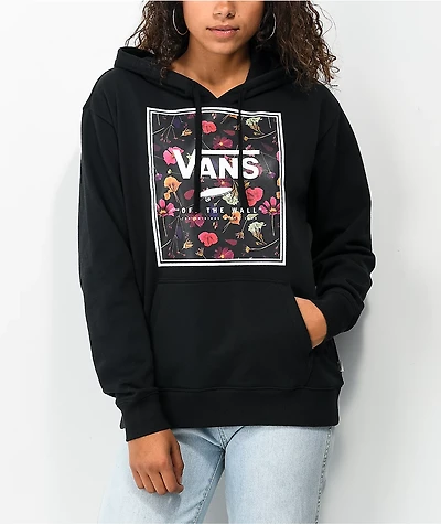 Vans Boxed Floral Black Hoodie