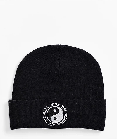 Vans Breaking Rules Yin Yang Black Beanie