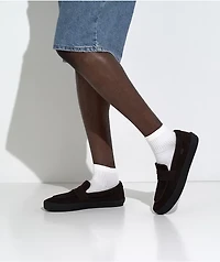 Vans Brown Suede Loafer Skate Shoes