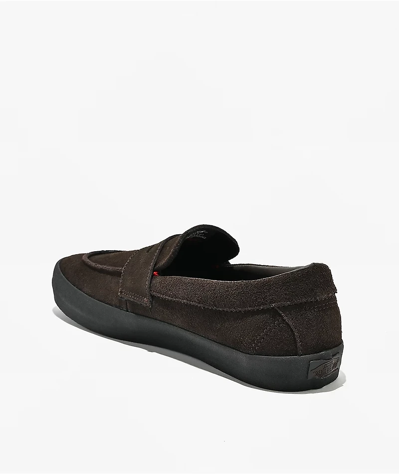 Vans Brown Suede Loafer Skate Shoes