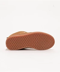 Vans Cab 4 Brown & Gum Skate Shoes