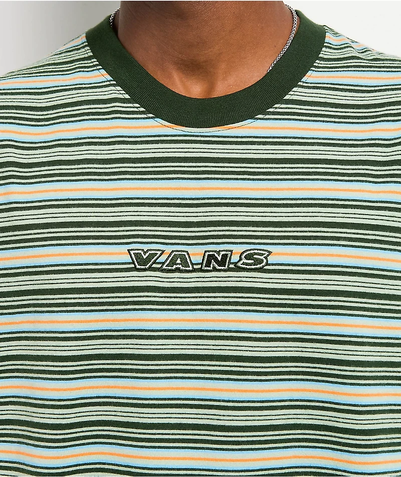 Vans Cameron Grey Mint Green Knit T-Shirt