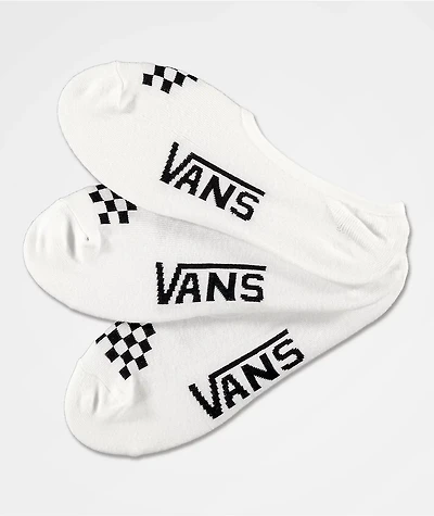 Vans Canoodle Classic White 3 Pack No Show Socks