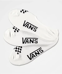 Vans Canoodle Classic White 3 Pack No Show Socks