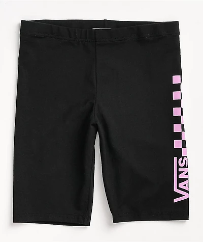 Vans Chalkboard Black & Pink Bike Shorts
