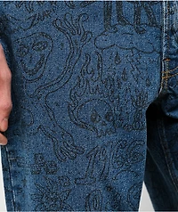 Vans Check-5 Printed Vintage Indigo Skate Jeans