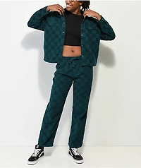 Vans Check It Out Teal Corduroy Shirt Jacket
