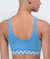 Vans Checked Out Niagra Blue Mineral Wash Bralette