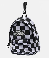 Vans Checkered Black Backpack Bag Charm