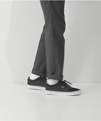 Vans Chukka Low Black & White Suede Skate Shoes