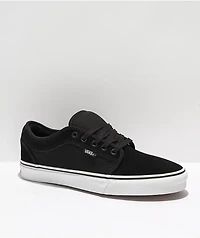 Vans Chukka Low Black & White Suede Skate Shoes
