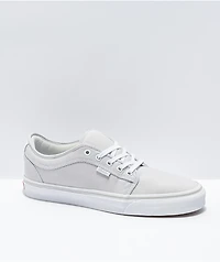 Vans Chukka Low Chambray Grey & White Skate Shoes