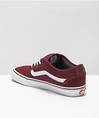 Vans Chukka Low Side Stripe Port Royale & White Skate Shoes