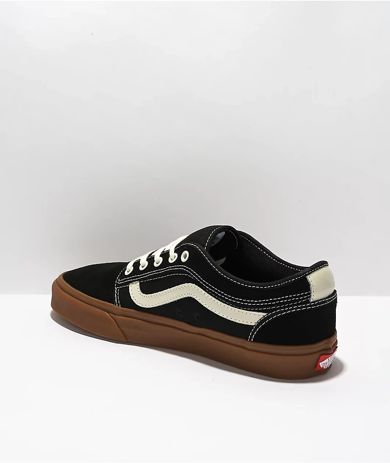 Vans Chukka Low Sidestripe Black & Gum Skate Shoes