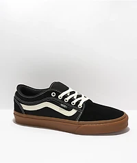 Vans Chukka Low Sidestripe Black & Gum Skate Shoes