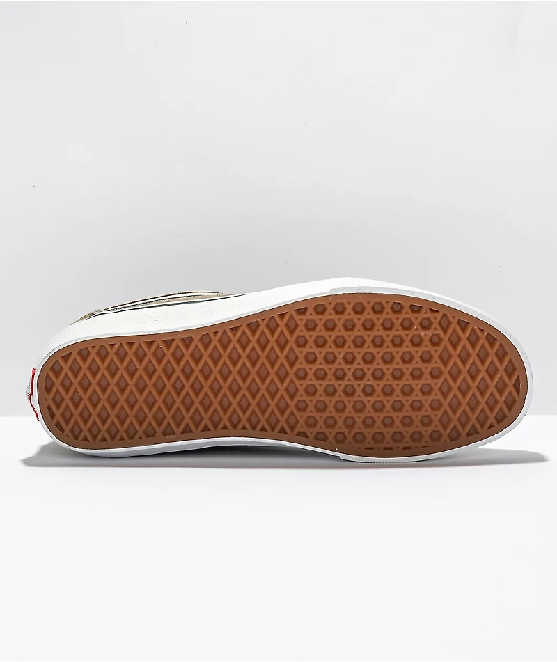 Vans Chukka Low Sidestripe Timber & White Skate Shoes