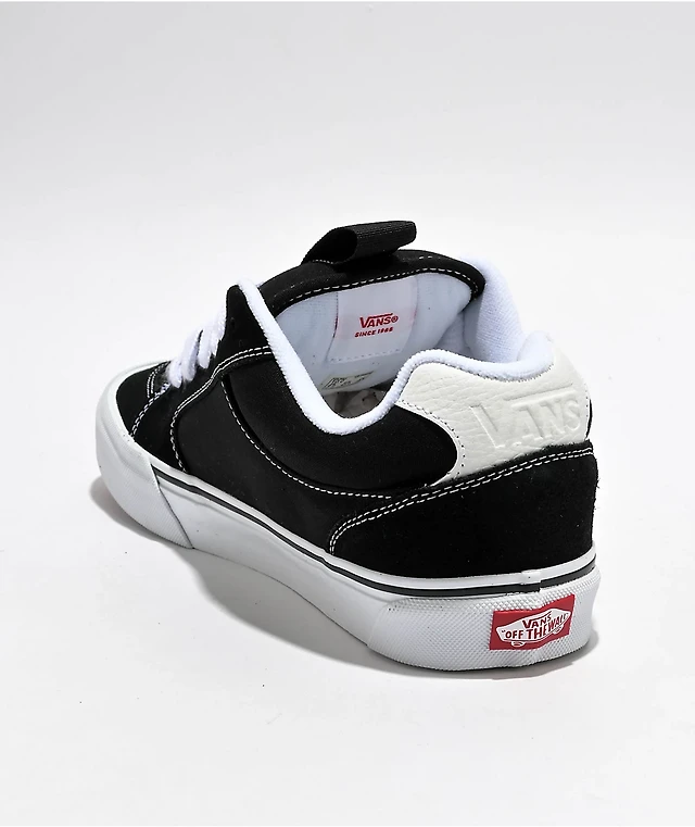 Vans Chukka Push Black White Skate Shoes at Hamilton Place in