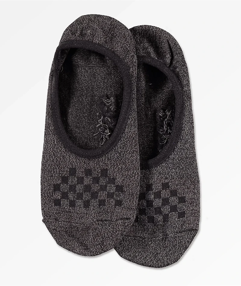 Vans Classic Canoodle Heather Black 3 Pack No Show Socks