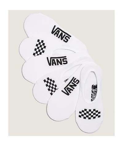 Vans Classic Canoodle White 3 Pack No Show Socks