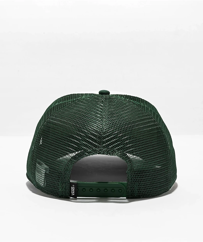 Vans Classic Patch Curved Bill Eden Green Trucker Hat