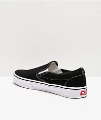 Vans Classic Slip On Black & White Shoes