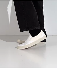 Vans Classic Slip-On Checkerboard Blanc De Blanc Skate Shoes