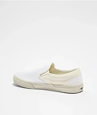 Vans Classic Slip-On Checkerboard Blanc De Blanc Skate Shoes