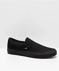 Vans Classic Slip-On Monochromatic Black Skate Shoes