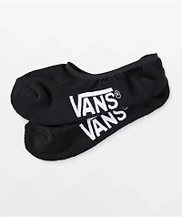 Vans Classic Super Black 3 Pack No Show Socks