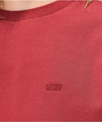 Vans Color Multiplier Overdyed Red Crew Neck Sweatshirt