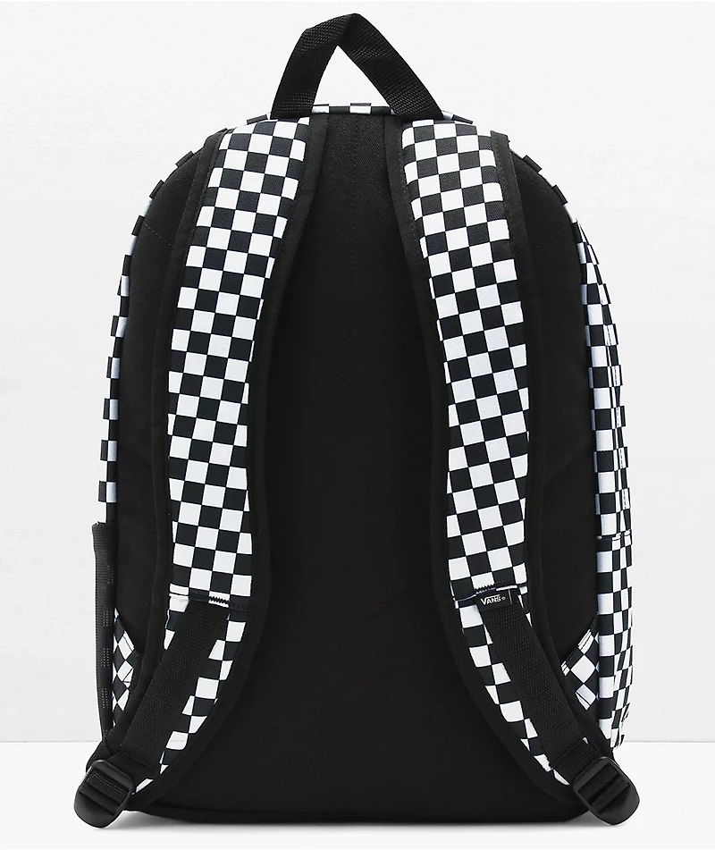 Vans Construct Skool Black & White Checkerboard Backpack